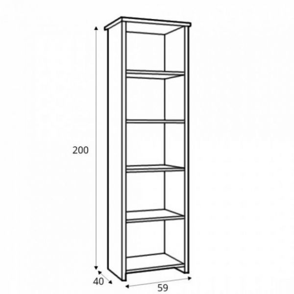 Стелаж BRW Порто REG/60