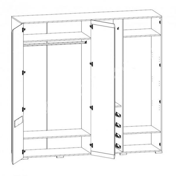 Шафа розстібна  Ацтека SZF2D2L/21/22 