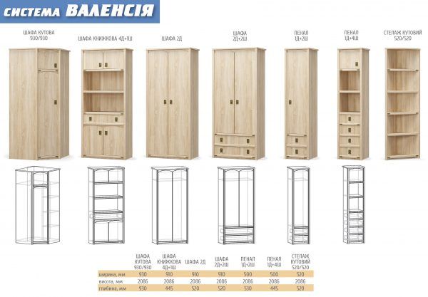 Модульная система "Валенсия"